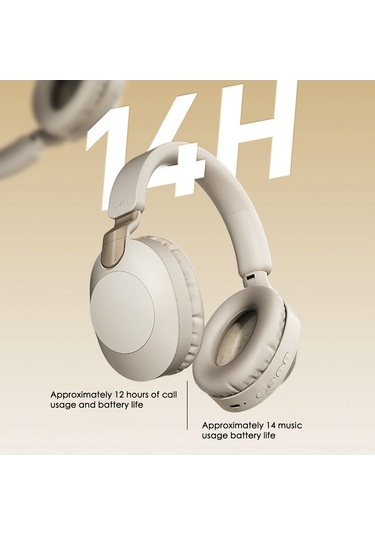 Geeroyoo "kablosuz Bt5.3 Kulaklık - 14 Saat Çalma Süresi, Katlanabilir Ve Döner Mikrofonlu Oyun Kulaklığı"