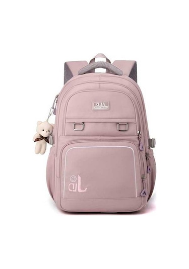 Luckydog Geçirmez Kadın Okul Sırt Çantası, Dizüstü Bilgisayar, Panda Süsü-480 Çok Renkli Çok renkli