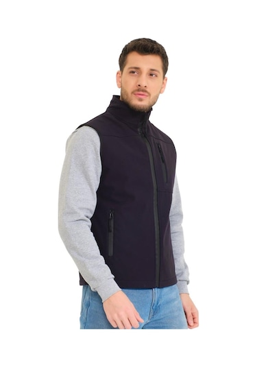 Şensel 118E2245 Softshell Yelek Rüzgar Geçirmez Lacivert