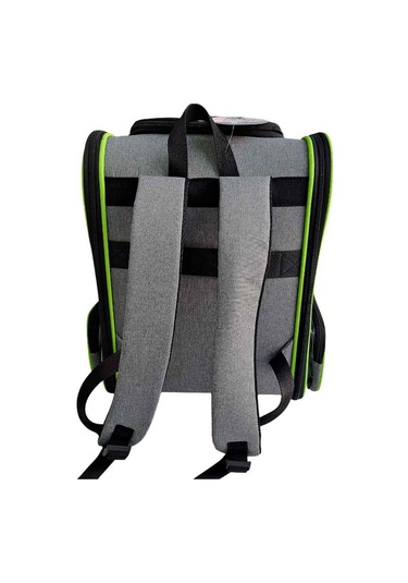 Pet Pretty Süperior Kedi Ve Köpek İçin Fleli Sırt Çantası Gri