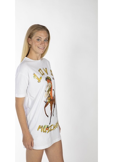 Moschino MOSCHINO Kadın Elbise M75C2368 Beyaz