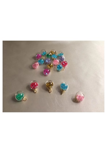 Renkli Çan Kolye Bileklik Ucu 2 Adet Renk Belirtiniz