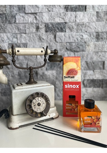 Sinox Bambu Çubuklu Şeftali Oda Ofis Banyo Kokusu 120 ML