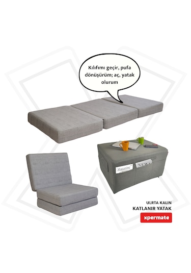 Xpermate Ultra Kalın Katlanır Sünger Yer Yatağı