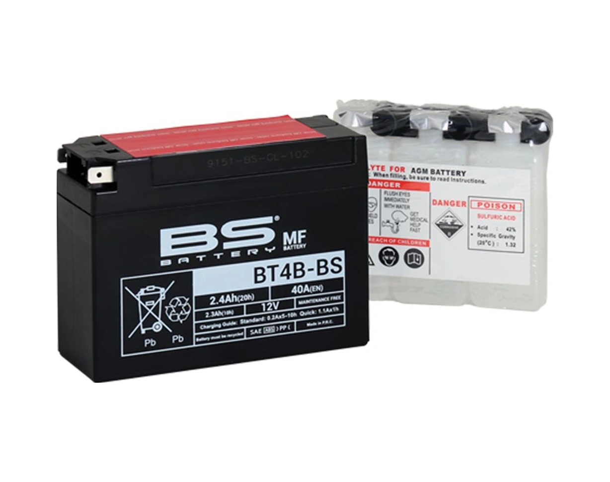 Bs Battery Bt4b-bs Motosiklet Aküsü Sulu Mf 300625
