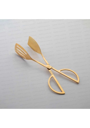 Nehir Titanyum Gold 25 Cm Makas Maşa