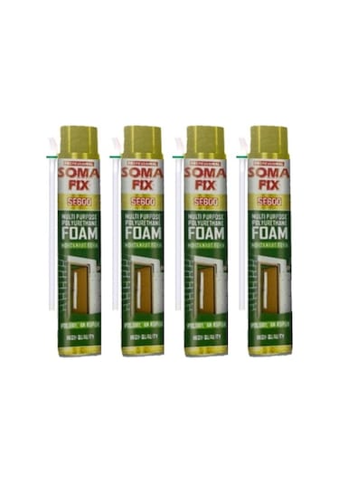 4 Ad 600 G Somafix Sosfix Poliüretan Köpük Iç Çelik Kapı Montaj