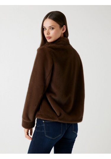 Guess Luna Kadın Kahverengi Kürk W5bl64w3920-f18s Kahverengi