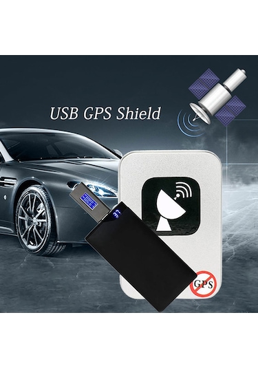 Jeemson Araç Gps/beidou Sinyal Engelleme Cihazı, 1555-1580mhz/1200-1300mhz Frekansı, 5-20m Kapsama, Dc 12-24v Usb Girişi, Abs Malzeme
