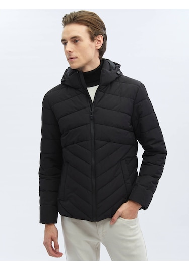 Siyah Dokuma Mont 398191 Siyah