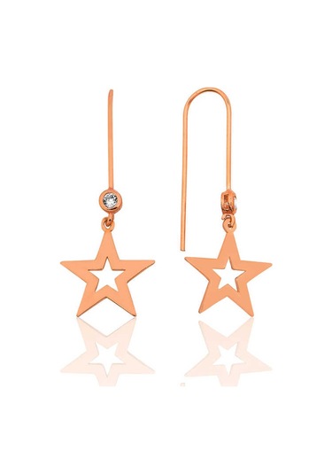 925 Ayar Gümüş Yıldız Küpe