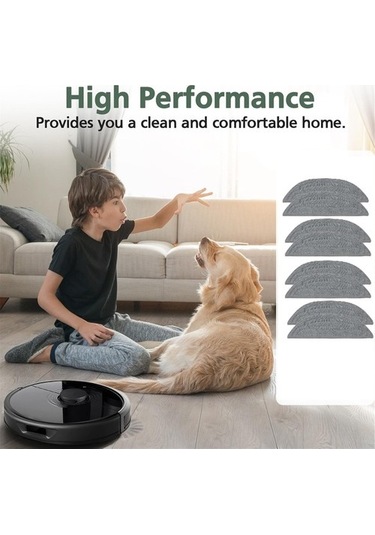 Unimarket Roborock G20s S8 Max Robot Süpürge Için 8 Adet Temizleme Bezi Süpürge Yedek Parçaları