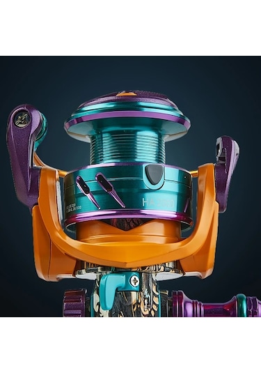 Xuweiwei Bıllıngs Ha 1000 6000 Serisi Döner Makara 5.2 1 Yüksek Dişli Oranı 10kg Sürükleme İki Elle Kullanım Alüminyum Alaşım Tatlı Tuzlu Su Balıkçılığı