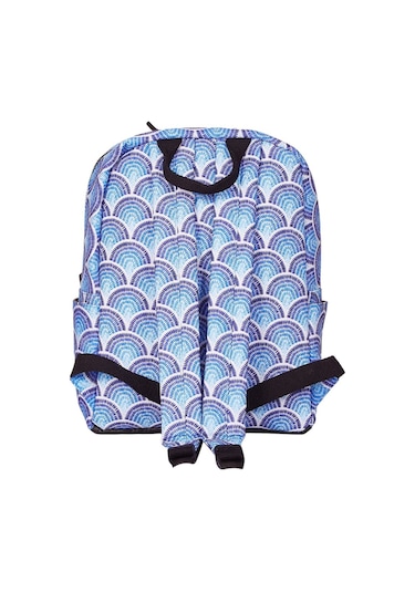 Bloominbag Calm Waves 13-14 İnç Laptop / Macbook Sırt Çantası Mavi - Beyaz