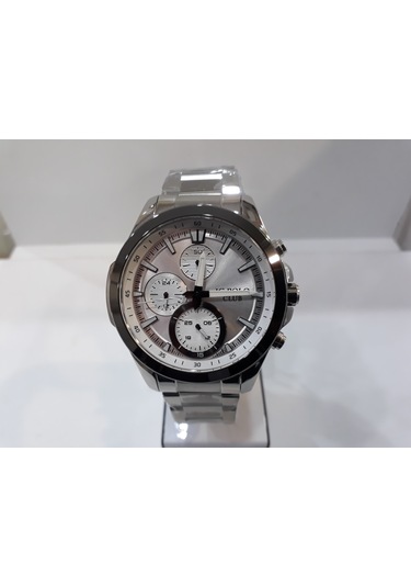 JG.POLO CLUB JPC.0822.2773M.4 Gümüş renk çelik erkek kol saati