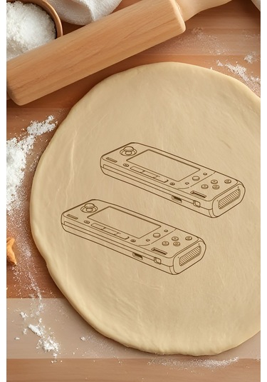 Steam Konsol Kurabiye Kalıbı, Hamur Şekillendirici, Bisküvi Kalıbı, Kolay Kesim Ucu Beyaz