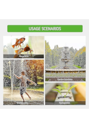 Nedsänkbar Pump, Vattenpump Med Fontänpump Med 5 Fot Ström - Storlek 10w