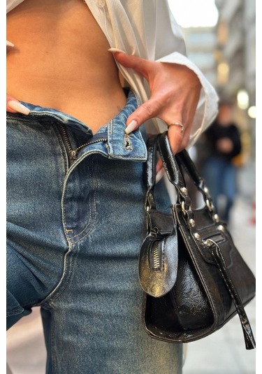 Sensuelle Lacivert Comfy Jeans Pantolon Lacivert