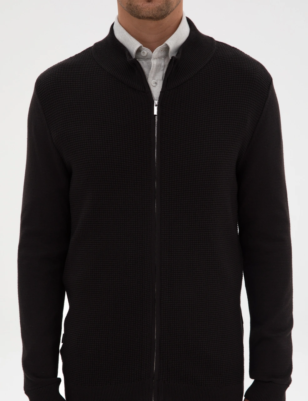 Pierre Cardin Erkek Siyah Hırka Triko 50317341-vr046 Siyah