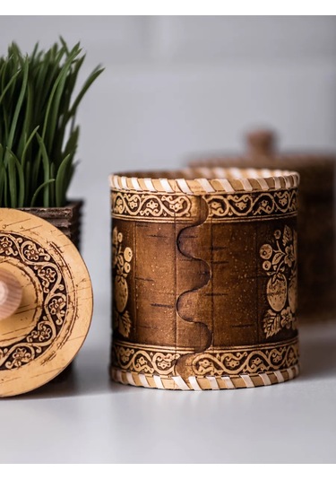 Staratel' Kapaklı Ahşap Tuzluk 162380285