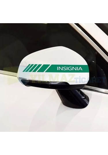 Opel Insignia Yan Ayna Şerit Sticker Etiket Yapıştırma 6 Adet 20 X 2 Cm