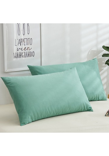 Suofeng Kırmızı Tek Kişilik Yastık Kılıfı 48x74 Cm - Otel & Ev Kullanıma Uygun 40 Nehir 13372 Saf Renk - Dayanıklı Ve Konforlu İki Adet Set Diğer