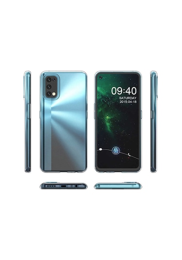 Realme 7 Pro Kılıf Şeffaf Silikon Hibrit Case Renksiz