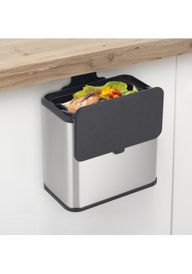 5five Simply Smart Dolap İçi Compact 5lt. Çöp Kovası Çelik Inox