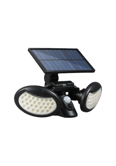 Tongxida Türkçe Güneş Enerjili Duvar Lambası, 3 Modlu, 6500k Beyaz Işık, Hareket Sensörlü, Ip65, Lt-56 Modeli Beyaz