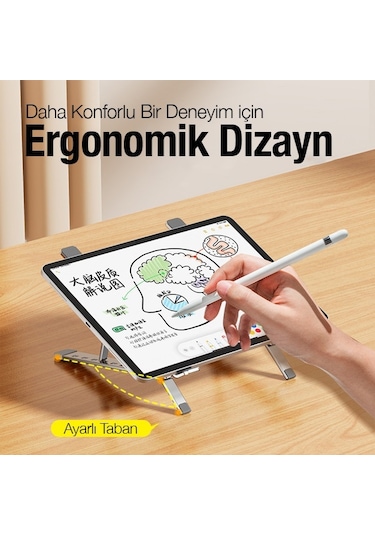 Ally Mc N3-2 Katlanabilir Metal Masaüstü Laptop Standı