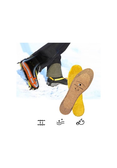 Peluş Kışlık Sıcak Tutan Ayakkabı Iç Tabanı