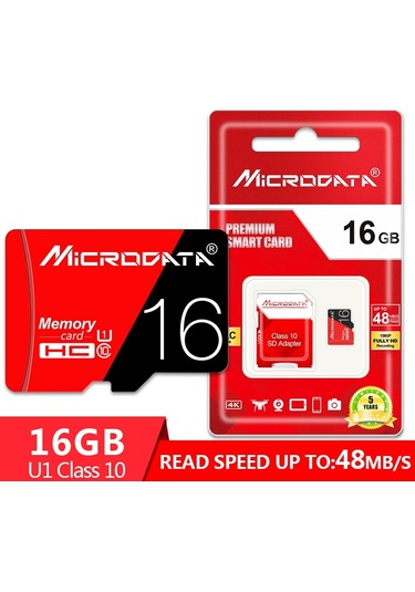 Sones Mıcrodata 16gb Yüksek Hızlı U1 Kırmızı Ve Siyah Tf