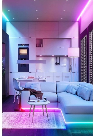 5 Metre Şerit Animasyonlu Tak Çalıştır Kumandalı Trafolu Rgbşerit