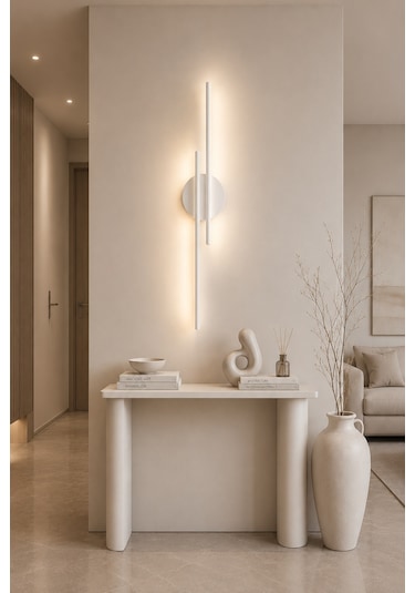 Aden Modern Led Duvar Apliği Günışığı Beyaz