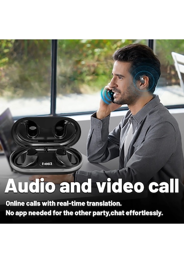 Aı Çeviri Kulaklıkları % 99 Yüksek Doğruluk Eşzamanlı Tercüme Seyahat Alışveriş White-aı Amerika Birleşik Devletleri