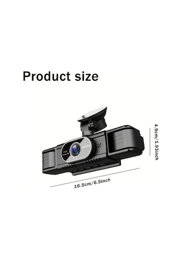 Pazly 360 4 Kanallı Araç Kamerası - 1080p Ön 720p Sol Sağ Arka Gece Görüşlü 4 Lensli