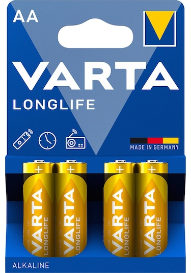 Varta Longlife Aa Kalem Pil 4'lü Paket Alkalin