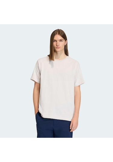 Adidas Premium Essentials Erkek Krem Tişört Kd3936
