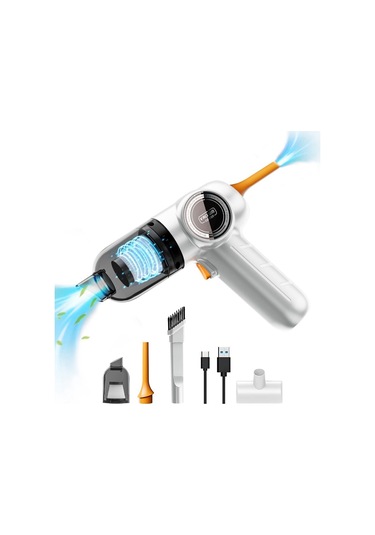 Amigaelegant Araba Ev İçin Kablosuz Araba Elektrikli Süpürgesi