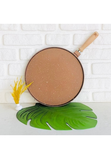 Meşeler Granit Döküm Çok Amaçlı Tava 35 CM Siyah