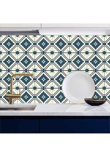 İbm4650 Mutfak Tezgah Arası Kendinden Yapışkanlı Folyo Kaplama Fayans Desen 60cmx100cm
