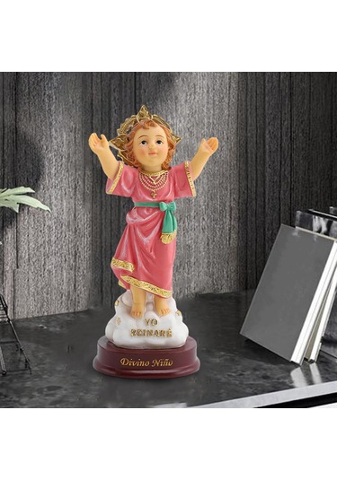 Dolıty Divino Niño Estatua İsa Hediye Reçine El Sanatları 13,8cmx4,2cmx6,3cm
