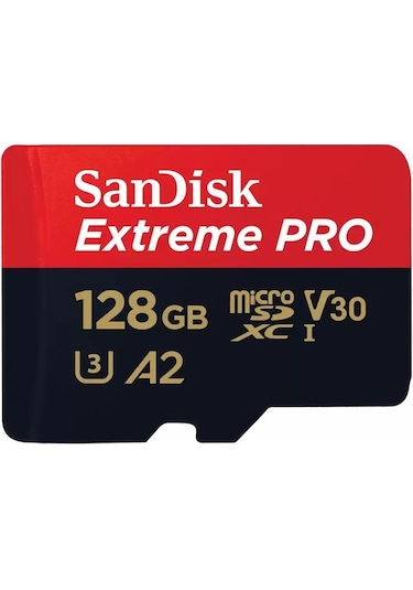 SanDisk Extreme Pro SDSQXCD-128G-GN6MA 128 GB 200 MB/S MicroSDXC UHS-I A2 V30 Hafıza Kartı