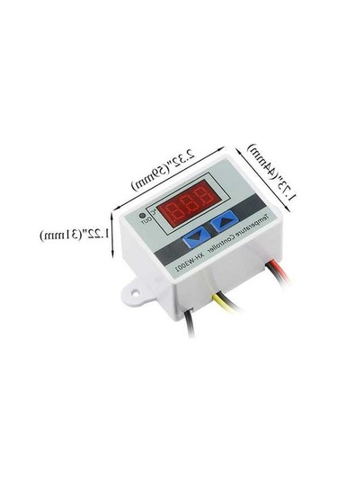 Ulzyvf Xh - W3001 Akıllı Mikrobilgisayarlı Led Ekranlı Mini Termostat: Isıtma/soğutma Kontrol, Su Geçirmez Prob, Hızlı Montaj