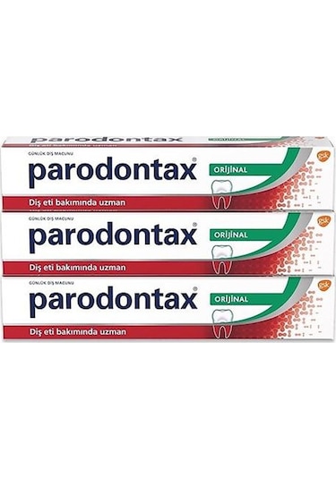 Paradontax Orijinal Diş Macunu 3 x 75 ML