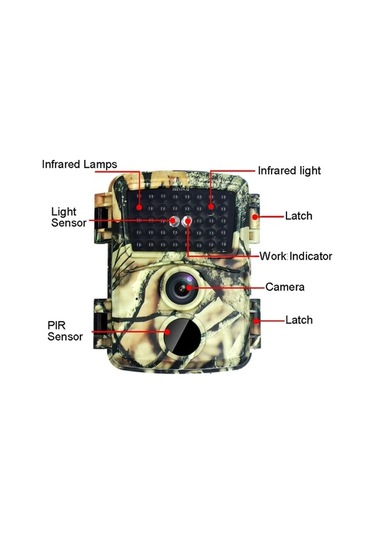 Prestigegoods Pr600c 20mp 1080p Kızılötesi Açık Hava Avcılık Kamerası 38 Ir Işık Çok Renkli