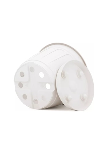 Saburg Çiçek Saksıları Seti, 6 Adet 1,6 Litrelik Saksı Altlığı İle 169064230