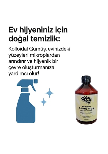 Engin Gezici Kolloidal Gümüş Suyu 4 x 500 ML