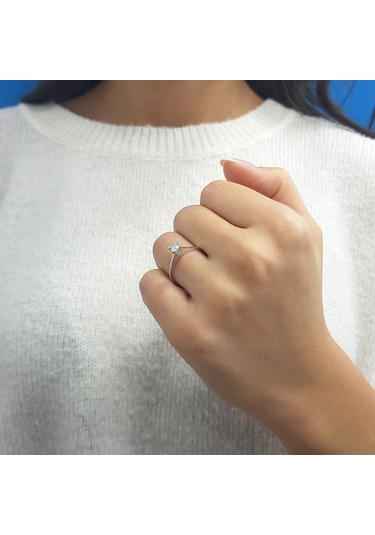 Lova 0,21 Karat Pırlanta Tektaş Yüzük - 1030181