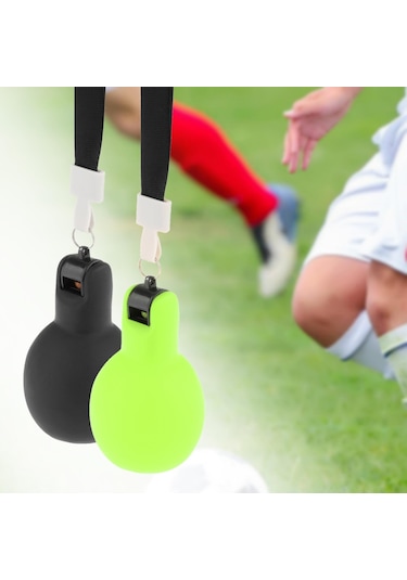 Suntek 2 Adet El Düdükleri Antrenörler Survival Futbol Siyah - Yeşil